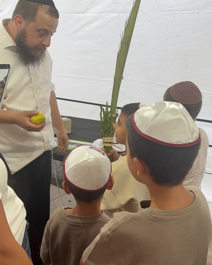 סוכה, לולב ואתרוג בבית חב״ד רובע לכיש
